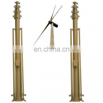 4m-20m Wireless Antenna Landscape Lighting Surveillance Camera Telescopic Mast Pole