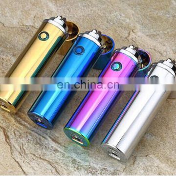 Double arc electronic rechargeable cigarette USB Cigar pipe lighter