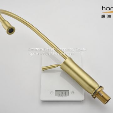 Golden Brass Single Handle Kitchen Faucets