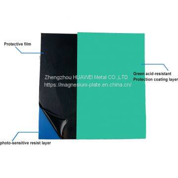 Blue Precoating magnesium printing plate for cliche