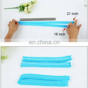 Disposable Nonwoven Surgical Doctor Blue Bouffant Cap photo-3