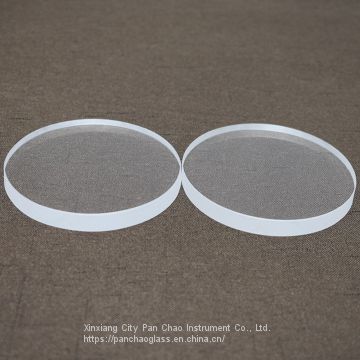 High Precision Clear Quartz Glass Plate Round Quartz Disc