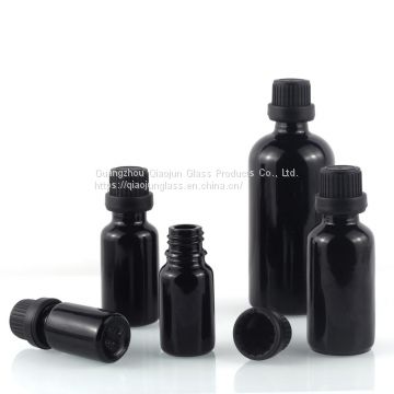 Newest 10Ml 20Ml Black Frosted Packaging Essential Oil Bottle With Screw Cap