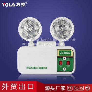 Double-heads Safety Exit Sign Led Rechargeable Emergency Lights photo-5