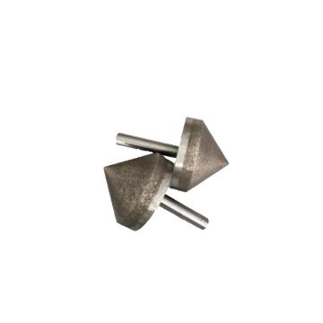 Diamond countersink core drill bit for glass chamfer drilling