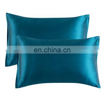 Distinctive Couple Matching 100% Polyester Home Comfortable Breathable Silky Smooth Satin Pillowcase In Bulk photo-3