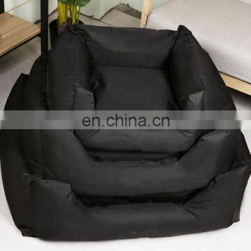 Luxury Dog Bed Machine Washable Rectangle Pet Bed Breathable Soft Fabric With Nonskid Bottom photo-3