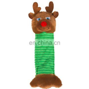 2018 new design of wholesale Christmas milu deer dog plush toys