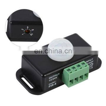 Mini DC12V-24V 8A Infrared PIR Motion Sensor Switch For LED Strip Lights photo-3