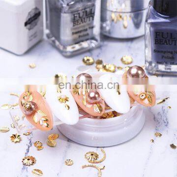 Mix Gold Copper Nail Rivet Rhinestones For Nail 3d Nail Art Decoration Manicure photo-2