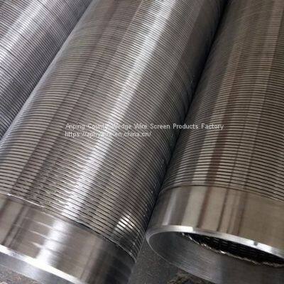 V shaped wire welded stainless steel water well screens