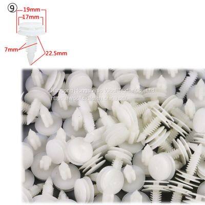 17mm-24.5mm Head Diameter Golden Push-type Fastener Plastic Auto Card Buckle photo-4