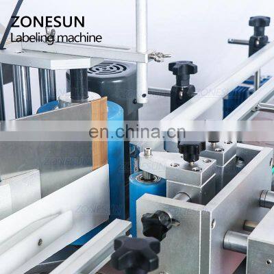 ZONESUN ZS-TB260 Vial Glass Jar Can Sticker Wine Water Bottle Automatic Round Bottle Labeling Machine For Round Bottles photo-2