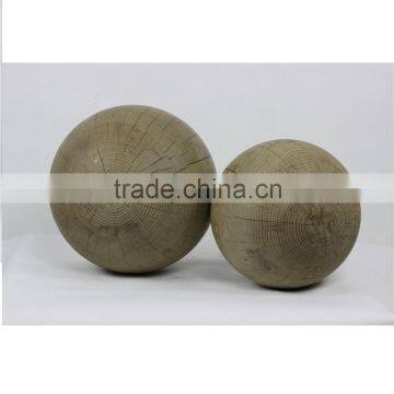 Wood Ball Decoration,Home Art Decoration,Antique Wood Decoration photo-2