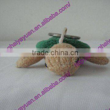 promotion plush toys turtle keychain