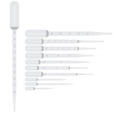 0.2ml 0.5ml 1ml 3ml 5ml 10ml Graduated Disposable Sterile Plastic Pasteur Micro Pipette photo-2