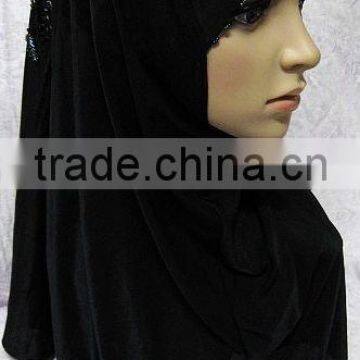 A193 Fashion Beaded muslim malaysia hijab 2011