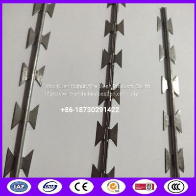 Military Grade Roll Razor Barbed Wire Non Corrosive Resistance Humidity