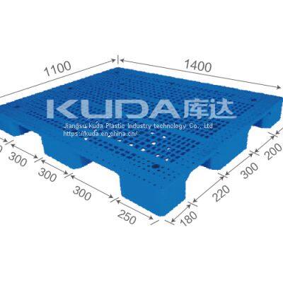 warehouse storage solution of china manufacturer 1411A WGJJ PLASTIC PALLET（BUILT-IN STEEL TUBE）