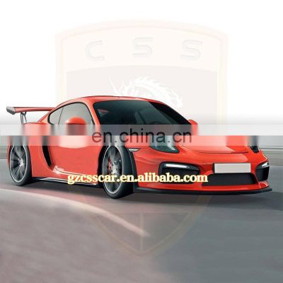 High quality GT FOUR style body kit Suitable For Cayman/Boxster 718 in CF+FRP