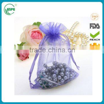 drawstring small jewerly sachet organza bag