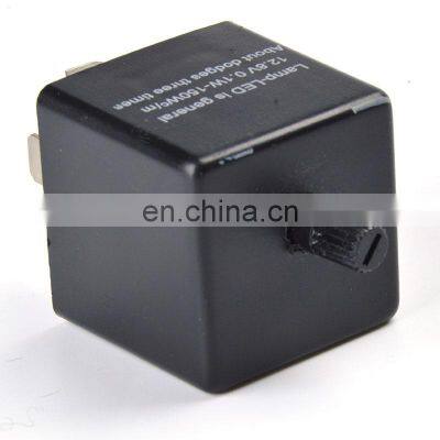 CF13 12V 3-Pin LED Adjustable Car Flasher Flash Relay For Turn Signal Light 40A photo-4