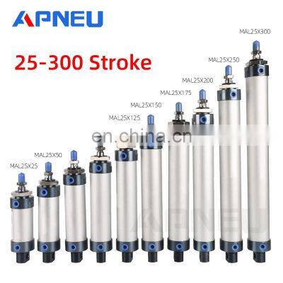 Pneumatic Cylinder Mini Cylinders MAL SC TN Mini 16 20 25 32mm Bore 25/50/75/100/200/300/400 Stroke Pneumatic Air Cylinder photo-4