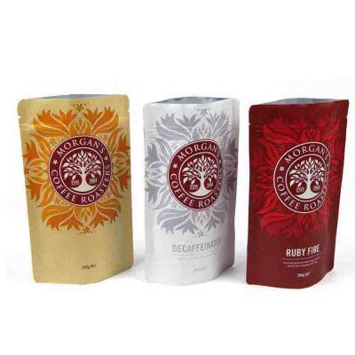 Customized Resealable Matte Frosted Stand Up Doypack Pouches Powder Packaging Loose Moringa Flower Tea Leaf Plastic Bags photo-4
