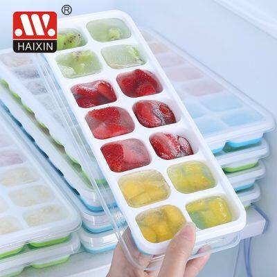 Silicone Ice Cube Tray With Silicone Lid Ice Cube Maker photo-2