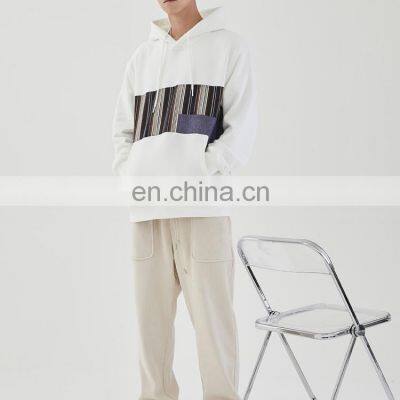 Oem Fashion Plain High Quality 100% Cotton Sweaters Thick Hoodies for Men photo-4