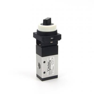 Pneumatic Selector Switch Air Valve Push Button Mechanical Valve MV322TB