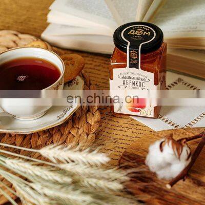 Crushed Apricot With Sugar Preserved Berries and Fruits Puree photo-4