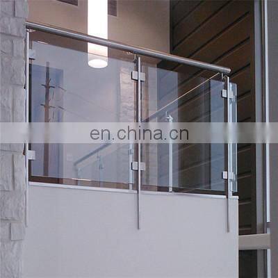 Aluminum alloy column glass fence villa balcony guardrail