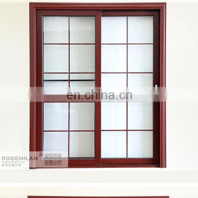 ROGENILAN 80# Aluminium Alloy Wooden Sliding Public Aluminium Toilet Door