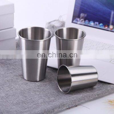Wholesale High Grade Top Quality Bar Beer Stack Tumbler 304 Stainless Steel Pint Cup photo-5