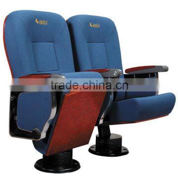 Retractable theater furniture lecture hall seating armchair HJ9623-V for auditorium