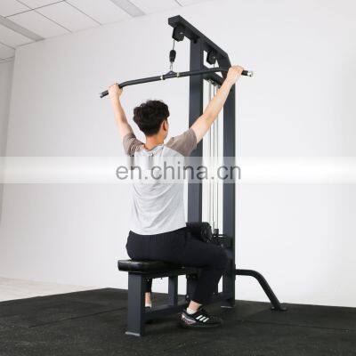 Wholesale Professional Pin Loaded Gym Equipment Lat Pull Down Seated Row Lat Pulldown Machine