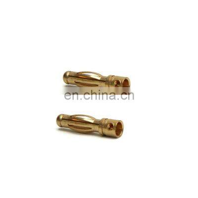 Custom Lantern Shaped Brass Solder Banana Plugs Connector Metal Fabrication Service photo-4