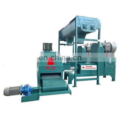 Wood Sawdust Sunflower Shell Rice Husk Round Screw Wood Sawdust Making Briquettes Machine