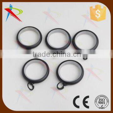 Metal black curtain rings with high quality