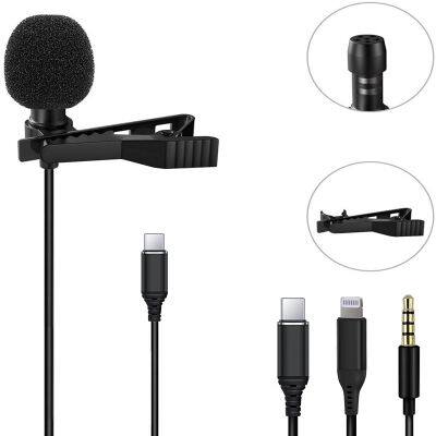 Best seller lavalier mic microphone set professional portable  lavalier microphone with lighting connector