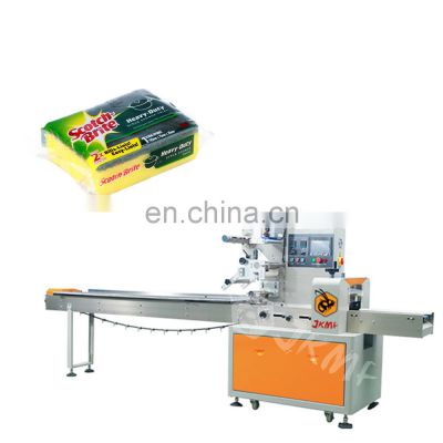 Economic Price Stainless Steel Scrubber Sponge Horizontal Flow Packing Machine