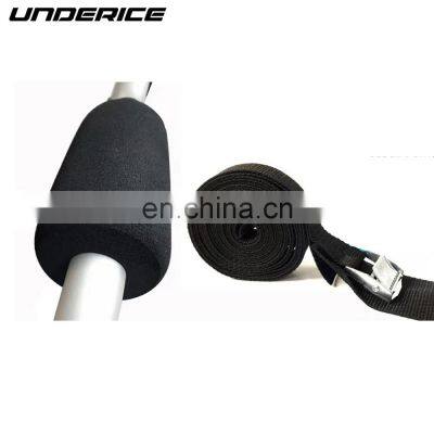 UICE Universal Folding Aluminum Alloys Soft Kayak Rack Padding Kayak Soft Roof Rack photo-5