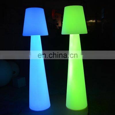 floor lamp wireless /Cheap classic Waterproof IP65 sunlight plastic color holiday lighting LED floor standing lamp