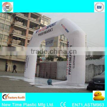 2014 hot sale pvc inflatable finish line arch