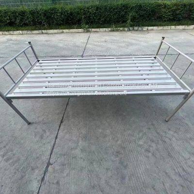 Cheap and Convenient Assembled Steel Made Single Bed and Double Layer Bed photo-2