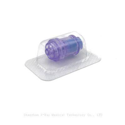 Medical Needle Free Valve Y Adapter, Y-port Needle-free Connector Pressure Male Luer Lock Joint, Infusion Needleless Adapter photo-3