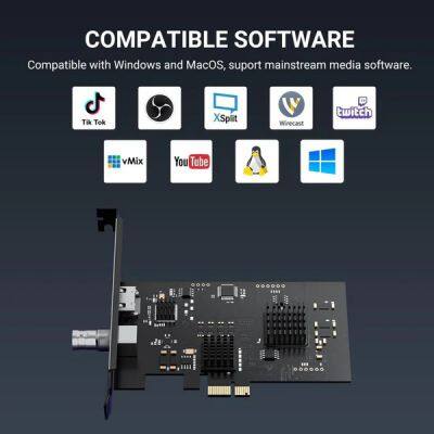 2 Channel HDMI/SDI HD 1920*1080P 60FPS PCIe Video Capture Card photo-4