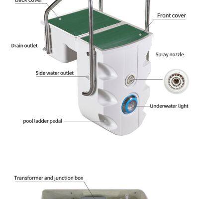 Easy Control Swimming Pool Cleaner Equipment Wall Mounted Filter Pipeless Pool Filter photo-4