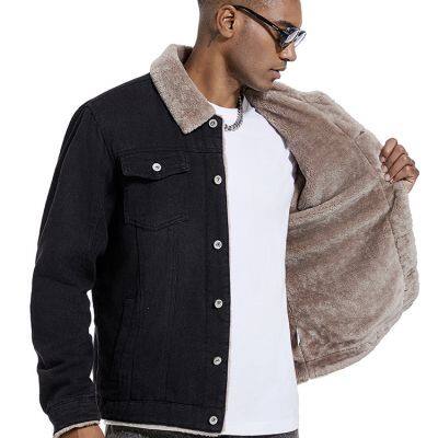 Winter Classic Casual Sport Plus Size Fleece Jacket Men's Jackets photo-4